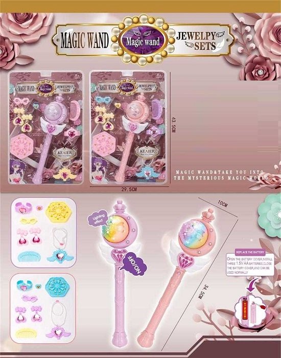 Σετ μαγικό ραβδί LED με αξεσουάρ ομορφιάς - 608A135 - 215185 - Image 3
