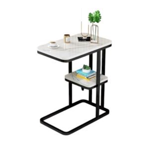 Βοηθητικό τραπεζάκι σαλονιού διώροφο σε μοντέρνο σχέδιο.