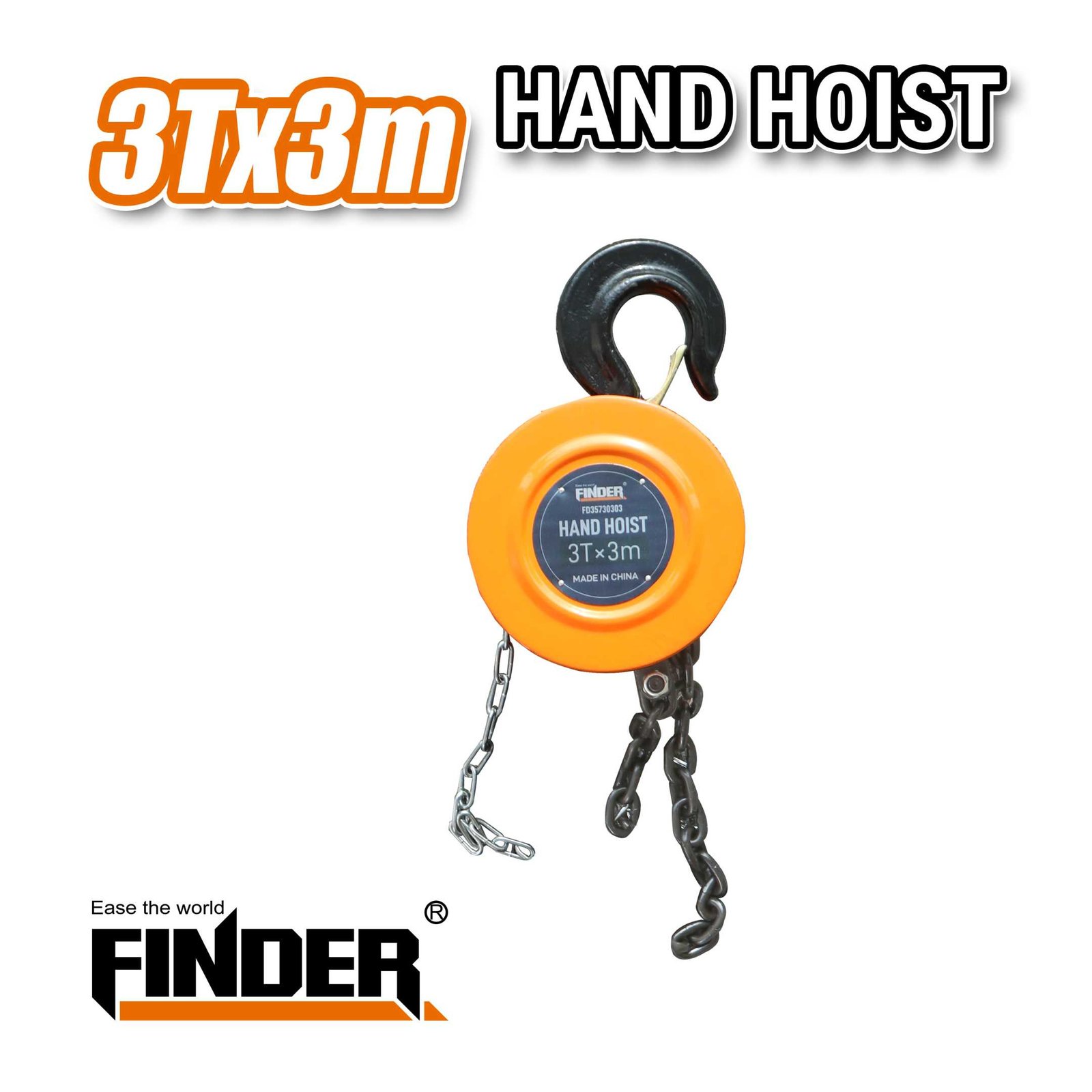 Παλάγκο αλυσίδας χειρός - 3T*3M - Finder - 193637 - Image 3