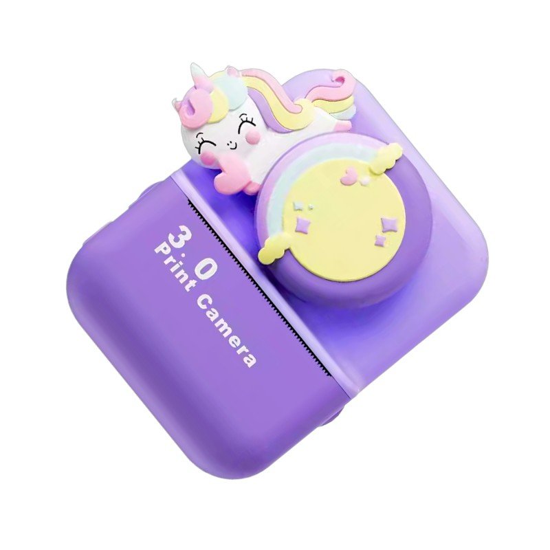 Παιδική Instant φωτογραφική μηχανή με εκτυπωτή - D3 - 851548 - Purple