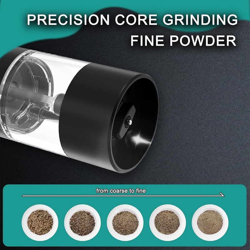 Ηλεκτρικός μύλος αλατιού/πιπεριού - KYMQ-44B - 812518 - Black - Image 4