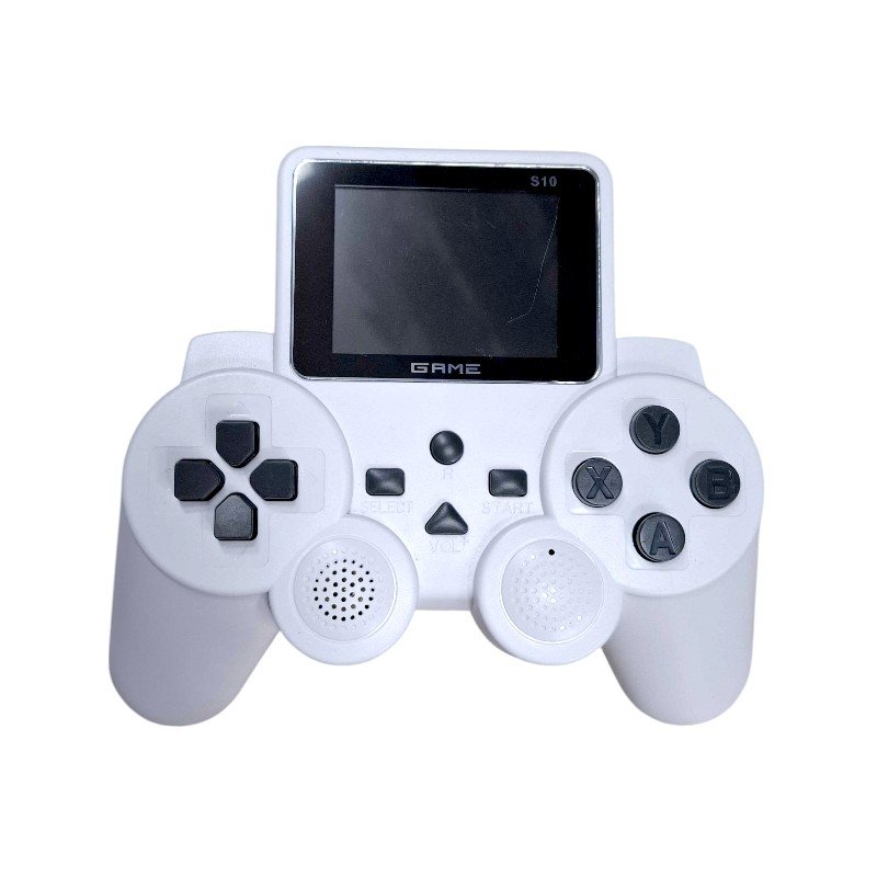Φορητή κονσόλα παιχνιδιών με 2ο χειριστήριο - S10 - 810460 - White