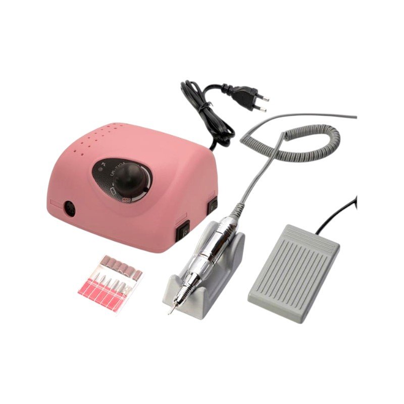 Ηλεκτρικός τροχός μανικιούρ-πεντικιούρ DM210A σε ροζ χρώμα