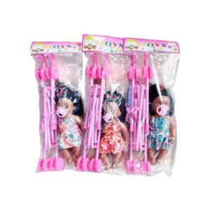 Παιδικό καροτσάκι με κούκλα - XTW61112 - 316334