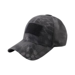 Ανδρικό καπέλο jockey στρατιωτικού τύπου - M02 - 270607 - Grey/Black