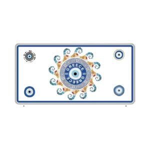 Μεταλλική πινακίδα Souvenir - 12pcs - Greece - 15x30cm - 181043