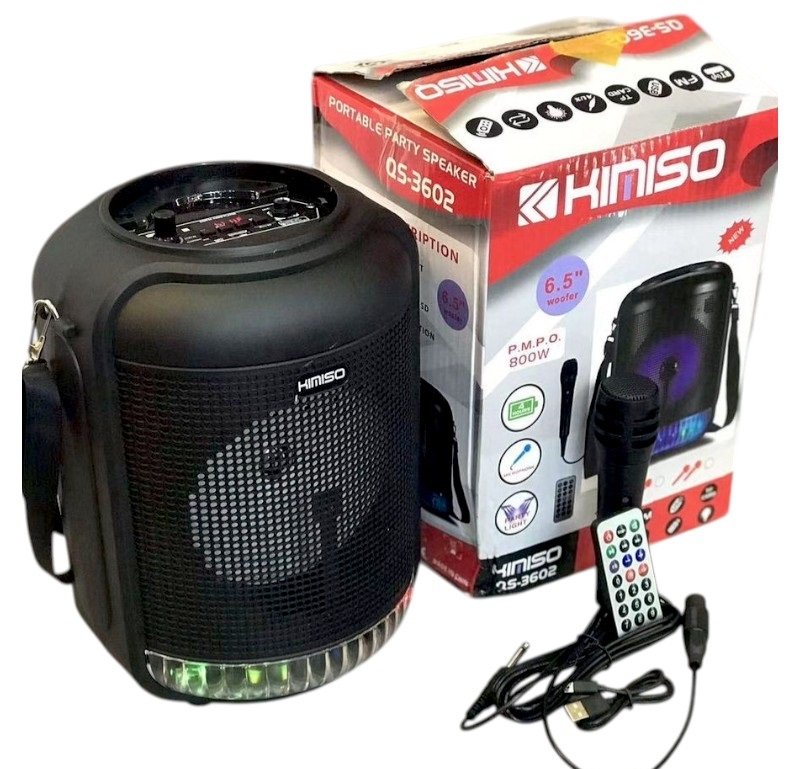 Φορητό ηχείο subwoofer με μικρόφωνο Karaoke - QS-3602 - 813041 - Image 3