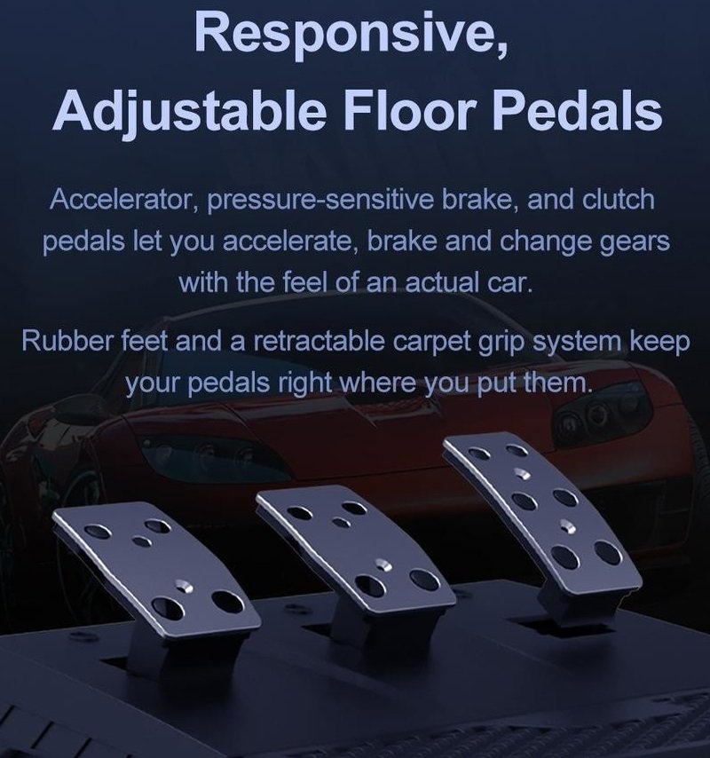 Σετ τιμονιέρα gaming με πετάλια - PXN-V9 GEN2 - 903273 - Image 4