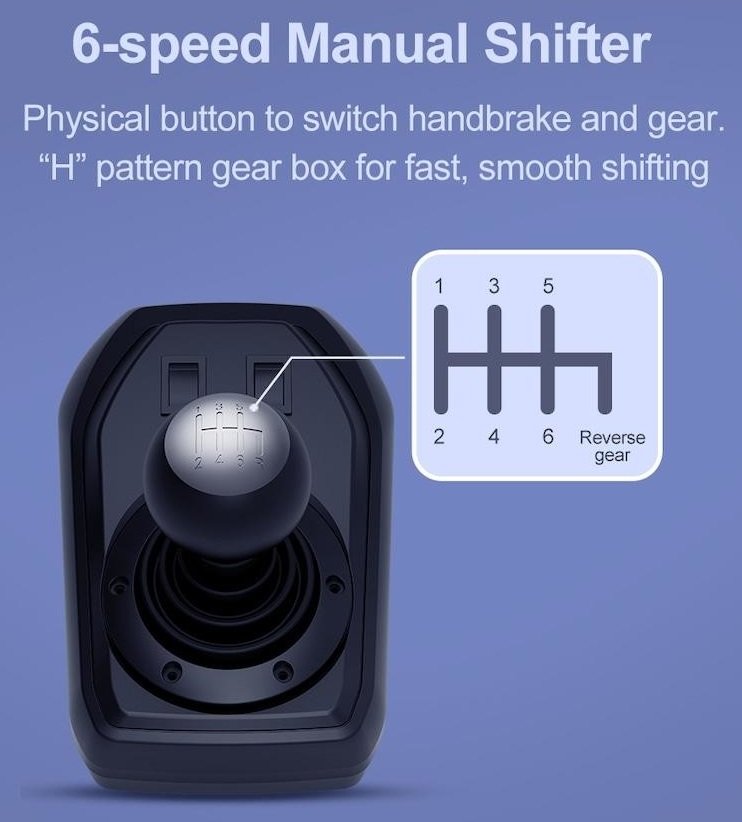 Σετ τιμονιέρα gaming με πετάλια - PXN-V9 GEN2 - 903273 - Image 5