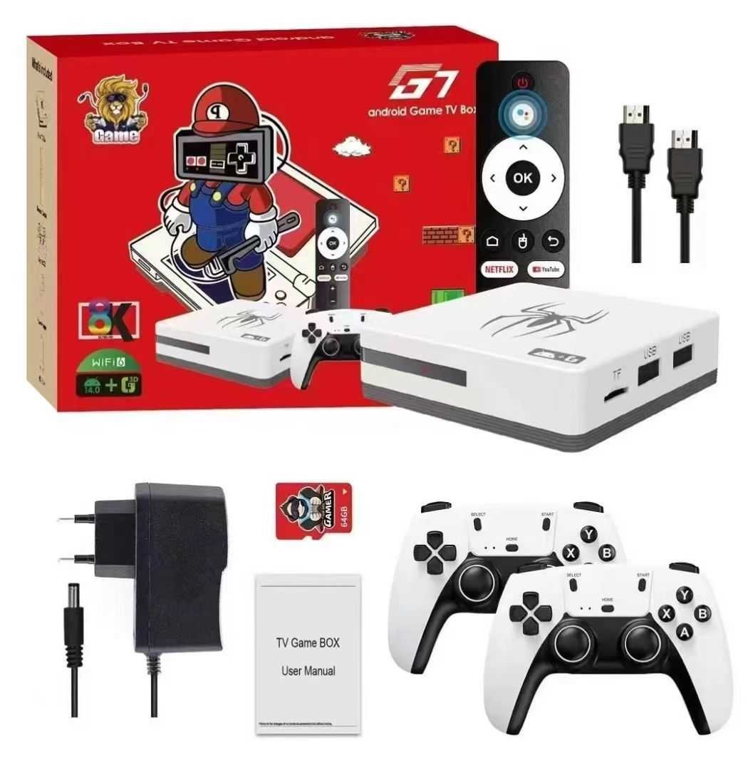 Φορητή κονσόλα παιχνιδιών & Android TV Box με 2 χειριστήρια - G7 - 812952 - Image 3