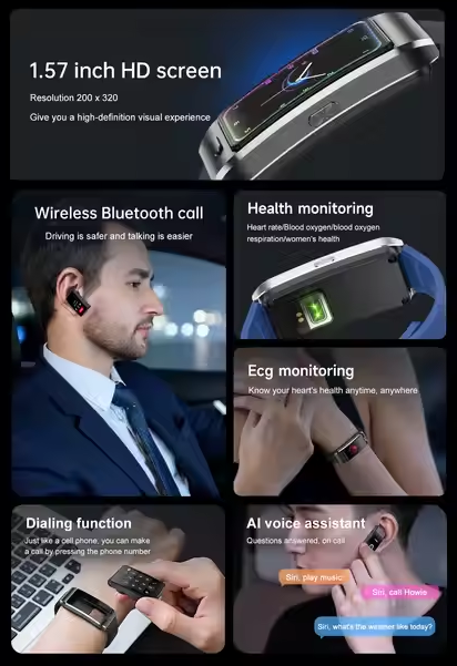 Smartwatch με αποσπώμενη οθόνη - Z15 MAX - 065431 - Blue - Image 3