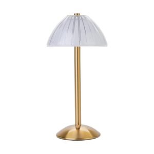 Επαναφορτιζόμενο επιτραπέζιο φωτιστικό LED - 43-6 - 430149 - Gold