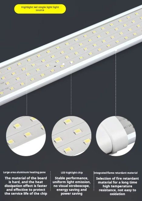 Μπάρα φωτισμού LED - Tube - 50W - 120cm - 6500K - A2-2 - 431897 - Image 3