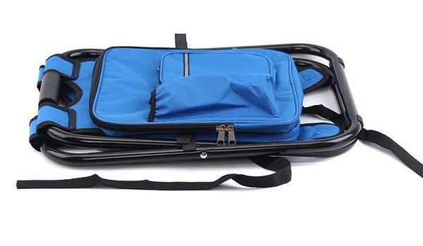 Πτυσσόμενο σκαμπό και σακίδιο camping - 1344 - 170105 - Black - Image 5