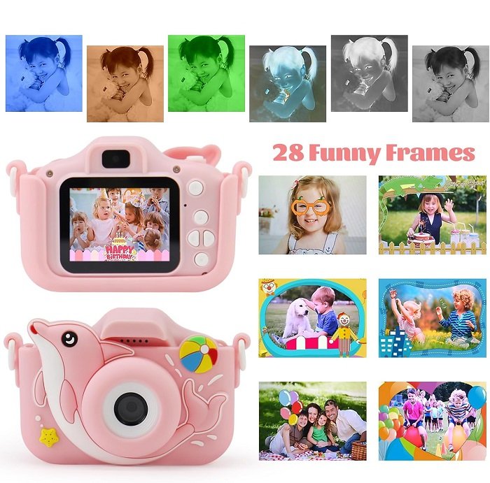 Παιδική ψηφιακή κάμερα - X12 - 884478 - Pink - Image 5