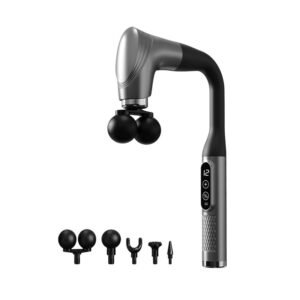 Συσκευή μασάζ χαλάρωσης με λαβή πλάτης και εναλλάξιμες κεφαλές