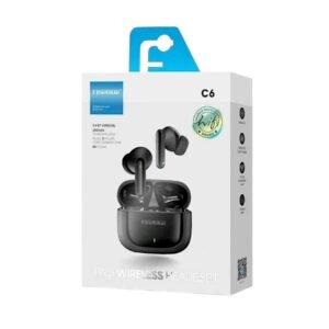 Ασύρματα ακουστικά Bluetooth με θήκη φόρτισης - C6 - Fineblue - 701458