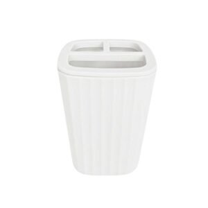 Θήκες οδοντόβουρτσας πλαστικές σε σετ 5Χ - White - 21530