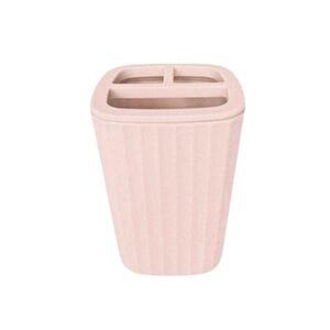 Θήκες οδοντόβουρτσας πλαστικές σε σετ 5Χ - Light Pink - 21638