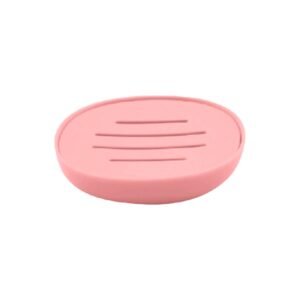 Σαπουνοθήκες μπάνιου πλαστικές σε σετ 5Χ - Pink - 21736