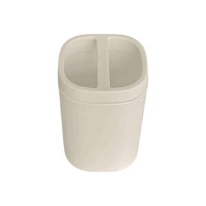 Θήκες οδοντόβουρτσας πλαστικές σε σετ 5Χ - Beige - 21554