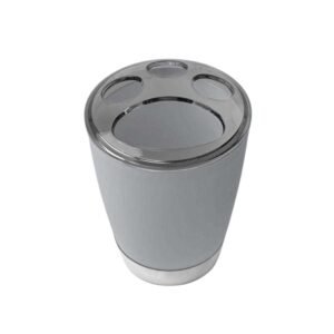 Θήκες οδοντόβουρτσας πλαστικές σε σετ 5Χ - Grey - 21620