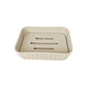 Σαπουνοθήκες μπάνιου πλαστικές σε σετ 9Χ - Beige - 21568
