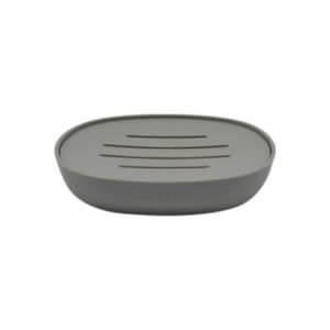 Σαπουνοθήκες μπάνιου πλαστικές σε σετ 9Χ - Grey - 21592