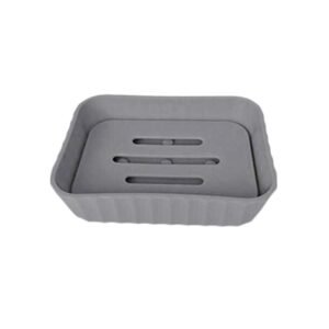 Σαπουνοθήκες μπάνιου πλαστικές σε σετ 9Χ - Grey - 21604