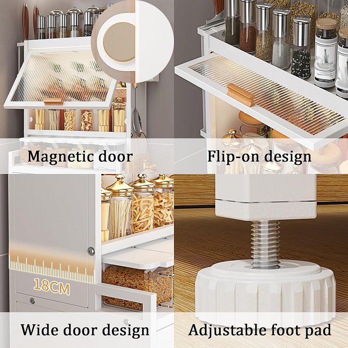 Ντουλάπι οργάνωσης κουζίνας τριώροφο - 11909 - 114036 - Black - Image 4