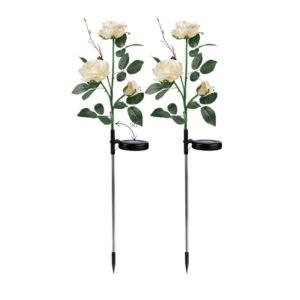 Φωτιζόμενα διακοσμητικά λουλούδια LED με ηλιακό πάνελ