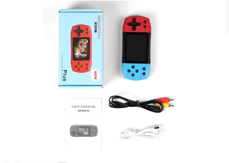 Φορητή κονσόλα παιχνιδιών - 620 in 1 - 884409 - Red/Yellow - Image 3