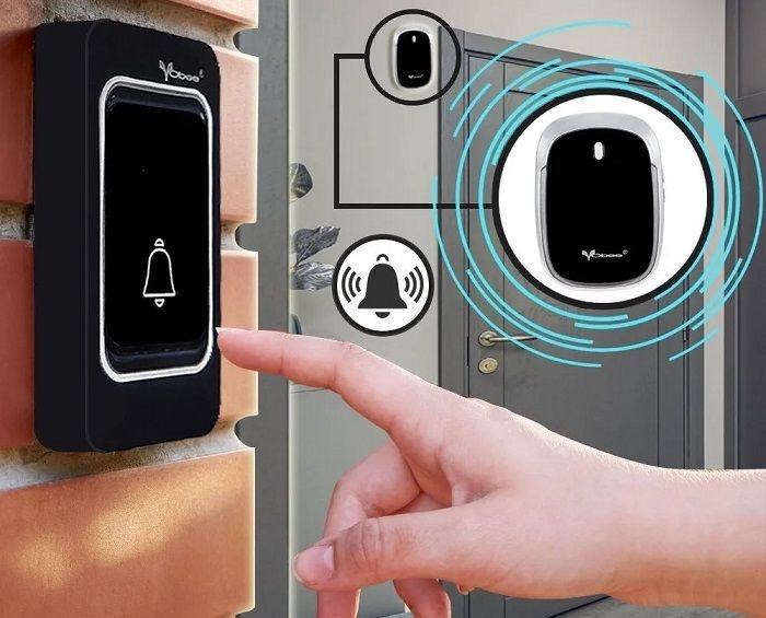 Ασύρματο κουδούνι πόρτας - JK05 - 113651 - Black - Image 3