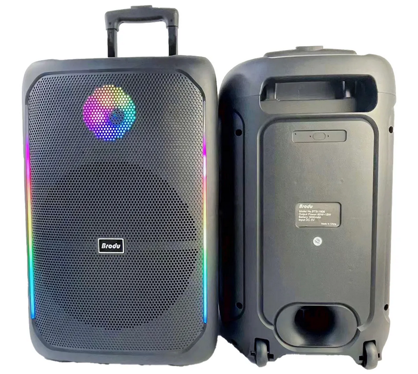 Φορητό ηχείο subwoofer με μικρόφωνο - Karaoke Box - BTS-1808 - 818088 - Image 5