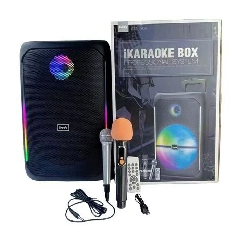 Φορητό ηχείο subwoofer με μικρόφωνο - Karaoke Box - BTS-1808 - 818088 - Image 6