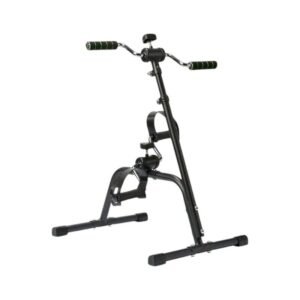 Στατική πεταλιέρα γυμναστικής με μαγνητική αντίσταση και περιστρεφόμενες λαβές.