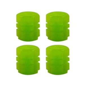 Καπάκι βαλβίδας ελαστικών αυτοκινήτου φωσφορίζον - R-Z17201-4U - 140532 - Green