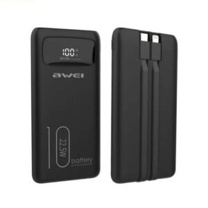 Powerbank - 10.000mah - P168K - 22.5W - AWEI - 002448 - Black