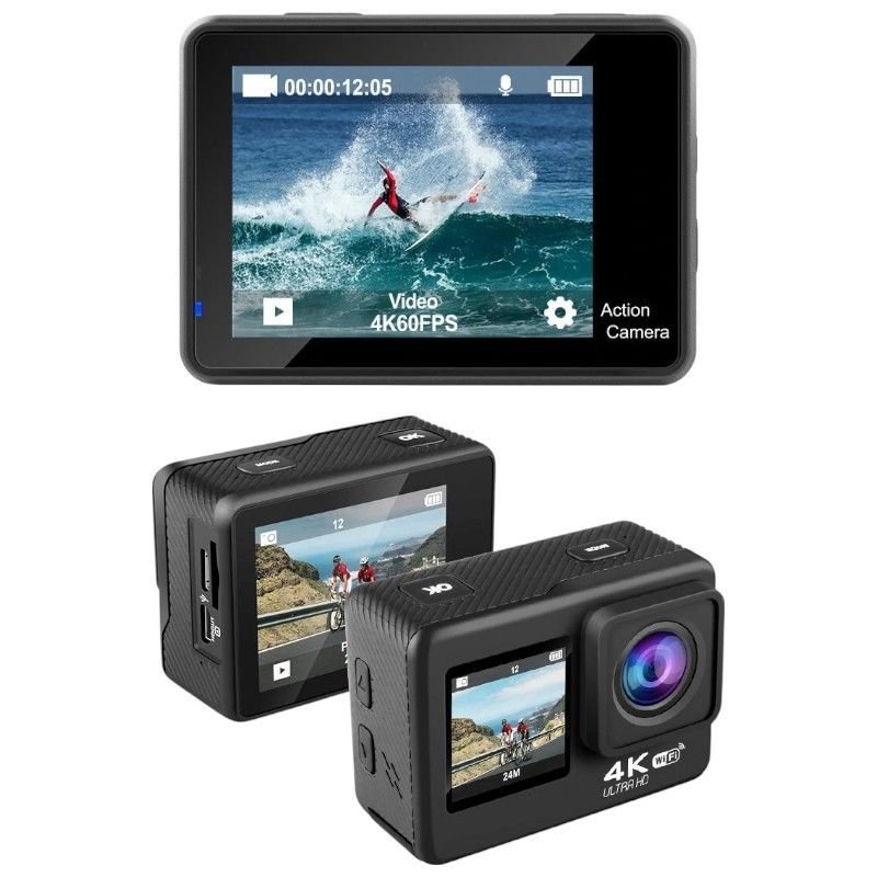 Action camera V8R 4K, ιδανική για περιπέτειες και αθλητικές δραστηριότητες