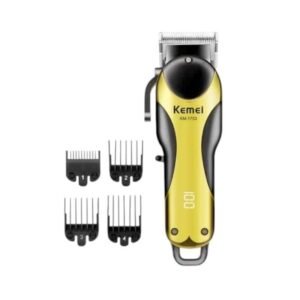 Κουρευτική μηχανή Kemei KM-1753 σε χρυσό χρώμα