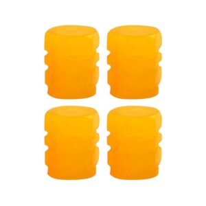 Καπάκι βαλβίδας ελαστικών αυτοκινήτου φωσφορίζον - R-Z17201-4U - 140532 - Orange