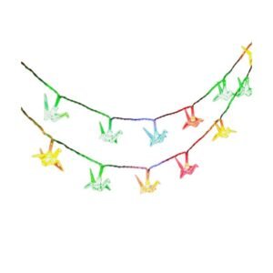 Ηλιακή γιρλάντα φωτισμού LED - Origami - 5m+1m - 20D - 152912 - RGB