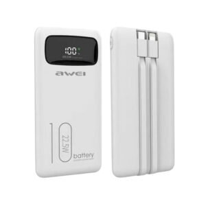 Powerbank - 10.000mah - P168K - 22.5W - AWEI - 002905 - White