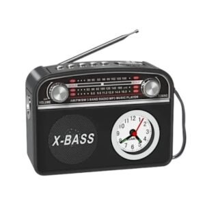 Επαναφορτιζόμενο ραδιόφωνο Retro με Bluetooth - PR-1002BT - 241434 - Black