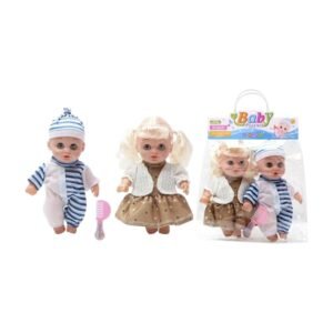 Σετ κούκλες mini με αξεσουάρ - 2pcs - 0812-2636 - 917418