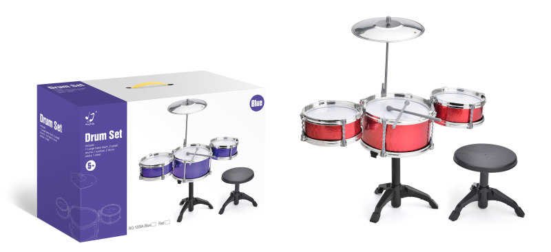Παιδικό σετ μίνι ντραμς 1009A με κάθισμα