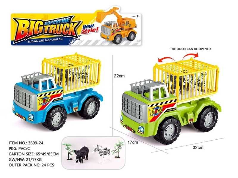 Όχημα μεταφοράς ζώων της ζούγκλας με αξεσουάρ για παιδιά