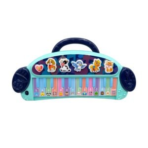 Παιδικό εκπαιδευτικό πιάνο με ήχους ζώων - 781 - 917240 - Blue