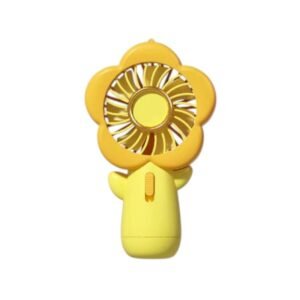 Επαναφορτιζόμενος mini ανεμιστήρας CS1365-2 σε κίτρινο χρώμα.