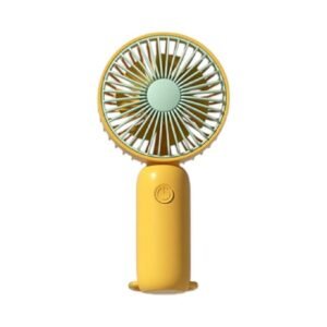 Επαναφορτιζόμενος ανεμιστήρας mini CS1388 σε κίτρινο χρώμα.